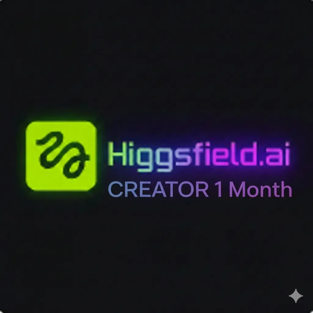 Аккаунт Higgsfield Creator на 1 месяц (глобальный)