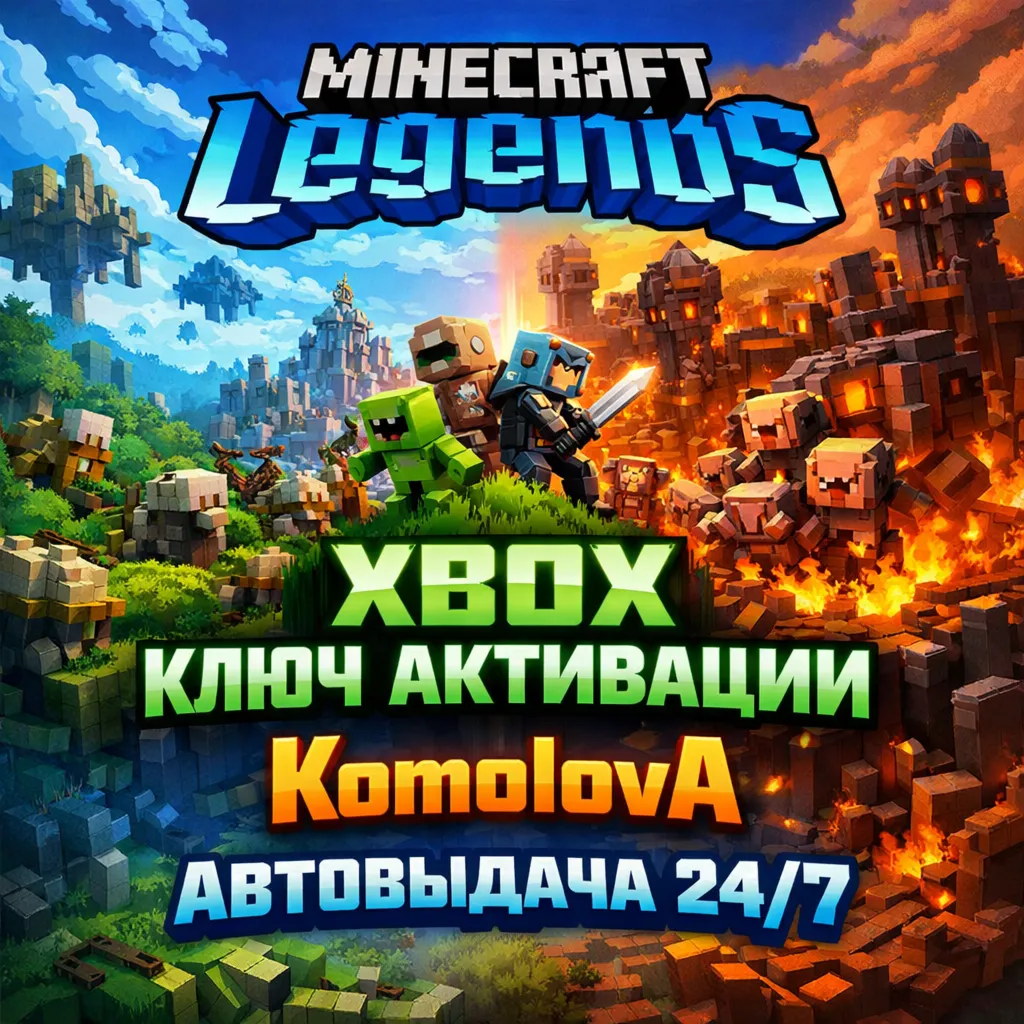 🌍 ВЕСЬ МИР Minecraft Legends XBOX КЛЮЧ ВЕСЬ МИР