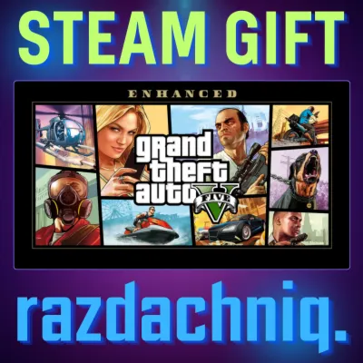 🔥 Grand Theft Auto V Enhanced + Legacy + Online {Steam/Россия/Все Страны} + Подарок