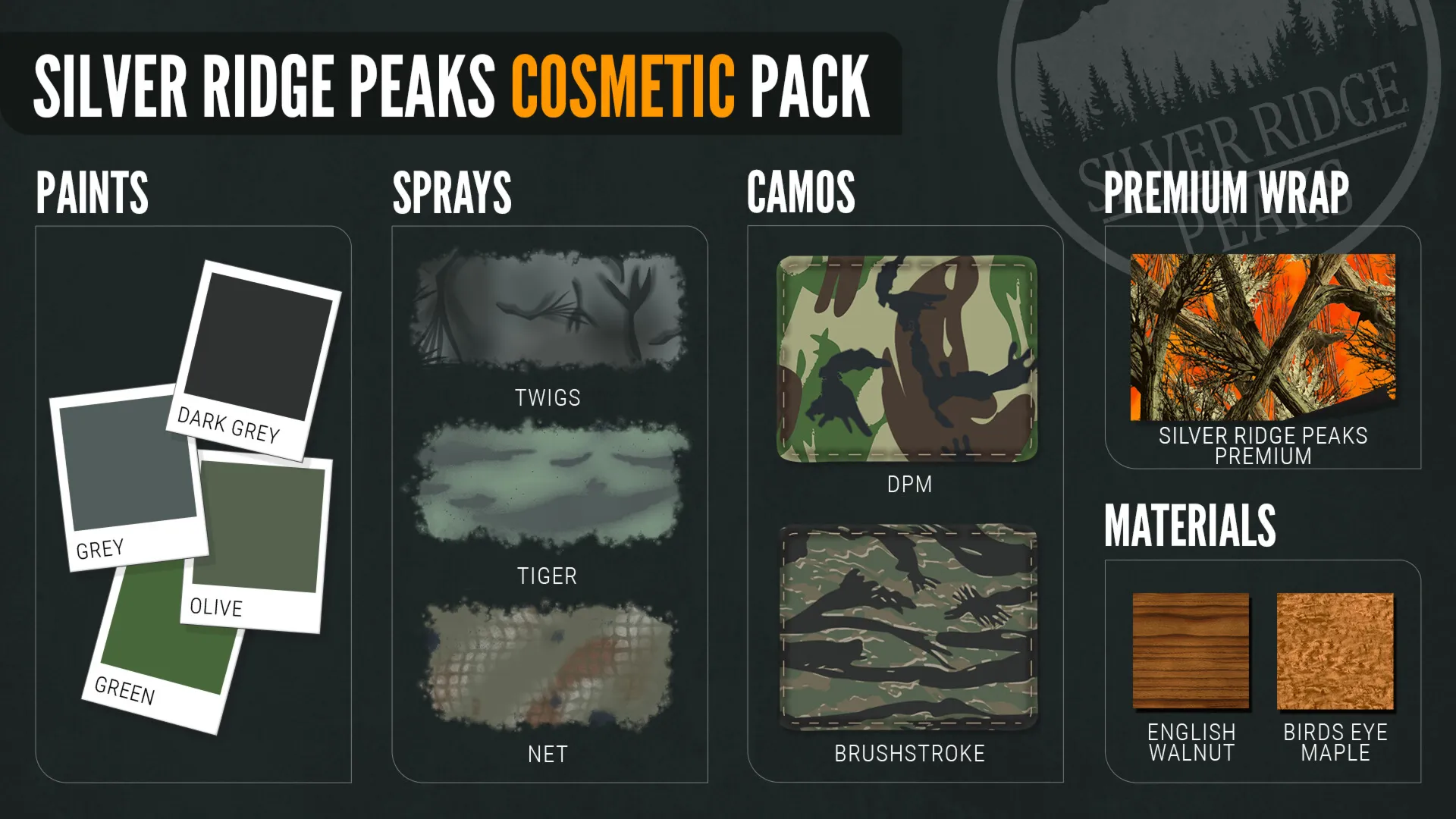 theHunter: Call of the Wild™ - Silver Ridge Peaks Cosmetic Pack DLC Steam ключ