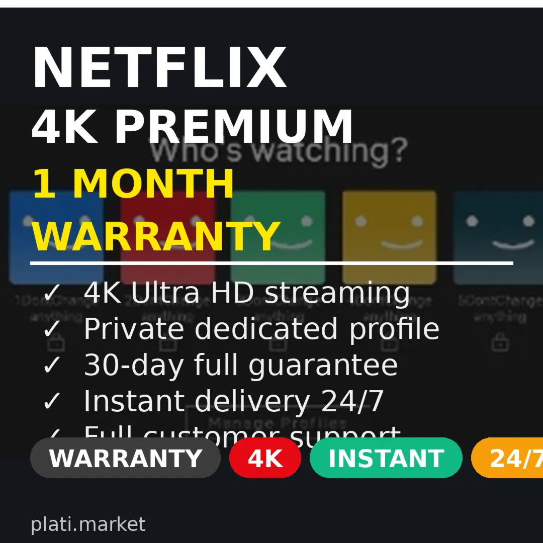 Аккаунт Netflix Premium Ultra HD на 1 месяце 4k - irongamers.ru