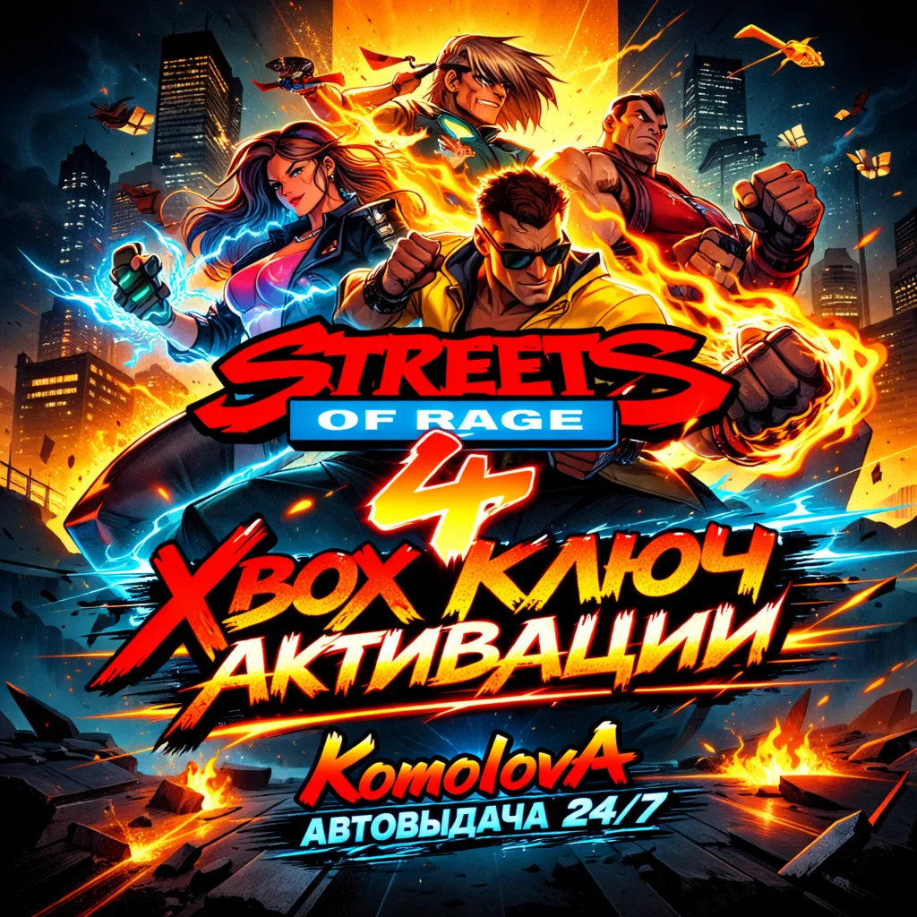 🌍 Streets of Rage 4 XBOX ONE / SERIES X|S КЛЮЧ🔑 +GIFT🎁 