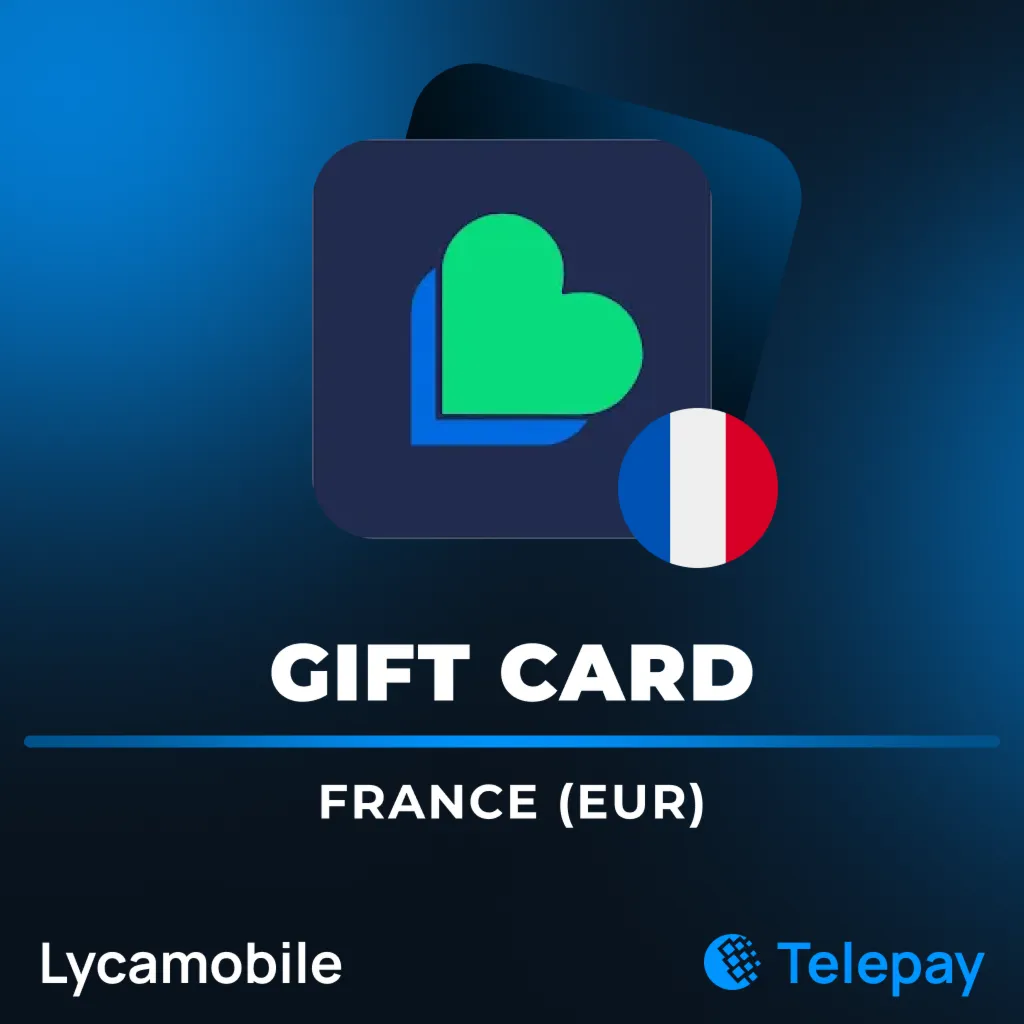 Lyca Mobile подарочная карта | Франция | 5 - 50 EUR