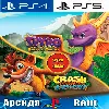 Купить 🎮 Spyro + Crash Bandicoot (PS4/PS5/ENG) Аренда 🔰