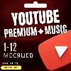 Купить 👑 [БЫСТРО] YOUTUBE PREMIUM 🚀 1-12 МЕСЯЦЕВ 🔥 ПОДПИСКА
