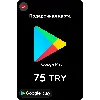 Купить 🎮 Google Play Подарочная карта 75 TL 💳 24/7 🕑