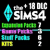 Купить SIMS 4 + 18 DLC (7 допов・3 наборов・6 кат.・2 компл.)