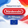 Купить Подарочная карта Nintendo eShop Европа 25–50 €, игры Nintendo Switch, мгновенно