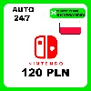 Купить АВТО КАРТА ПОПОЛНЕНИЯ Nintendo eShop 120 PLN ПОЛЬША