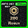 Купить 200 ROBUX КАРТА ПОПОЛНЕНИЯ ROBLOX GLOBAL АВТО 24/7