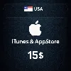 Купить 🍎 Подарочная карта Apple iTunes (USA) 15$