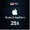Купить 🍎 Подарочная карта Apple iTunes (USA) 25$