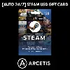 Купить [АВТО 24/7] Подарочная карта Steam USD - США