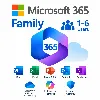 Купить Microsoft 365 для семьи | 1–6 пользователей | Облако | Приложения с ИИ | 12 месяцев