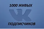250 живых подписчиков Вконтакте без отписок+лайки❤ ️