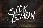 Шрифт SICK LEMON - ручной письменный тип - irongamers.ru