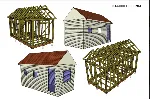 Проект каркасной бани 6000х3000мм