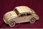 Wolkswagen Beetle файлы для лазерной резки DXF SVG CDR