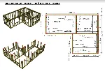 Проект двухэтажного каркасного дома 8000х6000 мм