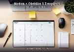 Notion + Obsidian 5 Templates — Шаблоны для продуктивности