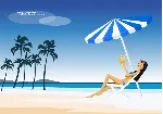Клипарт на тему ПЛЯЖ, красивые девушки в купальниках - irongamers.ru