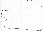 FORD TRANZIT 2008-- (3 mats) Лекала автоковриков