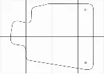 LEXUS GS 300-430 2005-2011 Лекала автоковриков