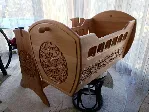 Люлька резная (программы ArtCAM 2011, векторCorelDRAW )