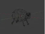 Low Poly овечка