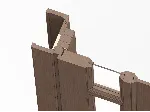 Дверной блок 015 (Каталог 3D-Уроки по SolidWorks)