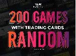 Рандомный Steam Ключ | 200 Стим Игр с Карточками 🔥 