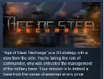 Age of Steel Recharge STEAM KEY REGION FREE GLOBAL - irongamers.ru