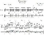 Yesterday (The Beatles) - для гитары - irongamers.ru