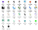 Иконки телефона PNG (Пак из 30 иконок)