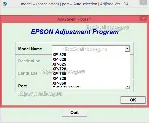 Adjustment program XP520, XP625, XP720, XP760, XP860