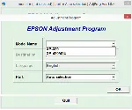 Adjustment program Epson XP-320, XP-420, XP-424