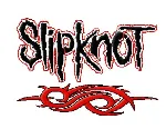 Машинная вышивка логотип группы  SlipKnot
