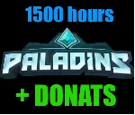 Paladins 1500 часов + ДОНАТ - ОНЛАЙН STEAM Аккаунт - irongamers.ru