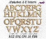 Многослойный алфавит буквы a-z,макет для лазерной резки