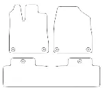 Acura MDX (13-20) Электронные лекала автоковриков