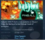 Babylon 2055 Pinball STEAM KEY REGION GLOBAL+РОССИЯ