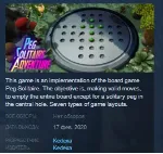 Peg Solitaire Adventure STEAM KEY REGION GLOBAL+РОССИЯ ЛИЦЕНЗИЯ