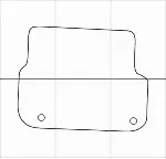 AUDI A6 2004-2011 Лекала автоковриков, векторные