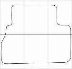 CHEVROLET EPICA 2006-- Лекала автоковриков, вектор