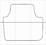 HONDA ACCORD 2003-2008 Лекала автоковриков