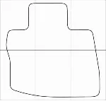 HONDA CIVIC 5D hatch 2006-2012 Лекала автоковриков - irongamers.ru