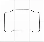 HYUNDAI SANTA FE 2006-2010 Лекала автоковриков