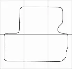 LEXUS IS - 250 2005-2013 Лекала автоковриков