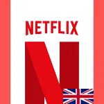 NETFLIX UK 40 GBP ПОДАРОЧНАЯ КАРТА ВЕЛИКОБРИТАНИЯ