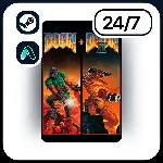 АВТО DOOM + DOOM II \ STEAM ПОДАРКОМ ДЛЯ KZ | UA | CIS 24/7 - irongamers.ru